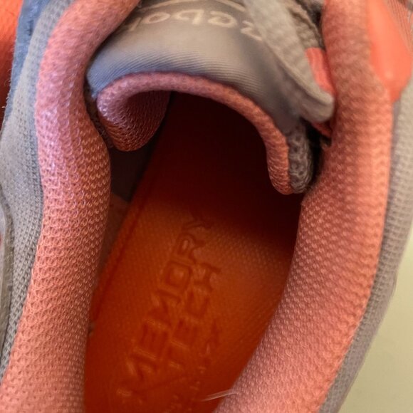 Reebok ZigTech Womens Athletic Shoes size 5 Gray/Peach/Salmon Lightweight - Picture 8 of 9